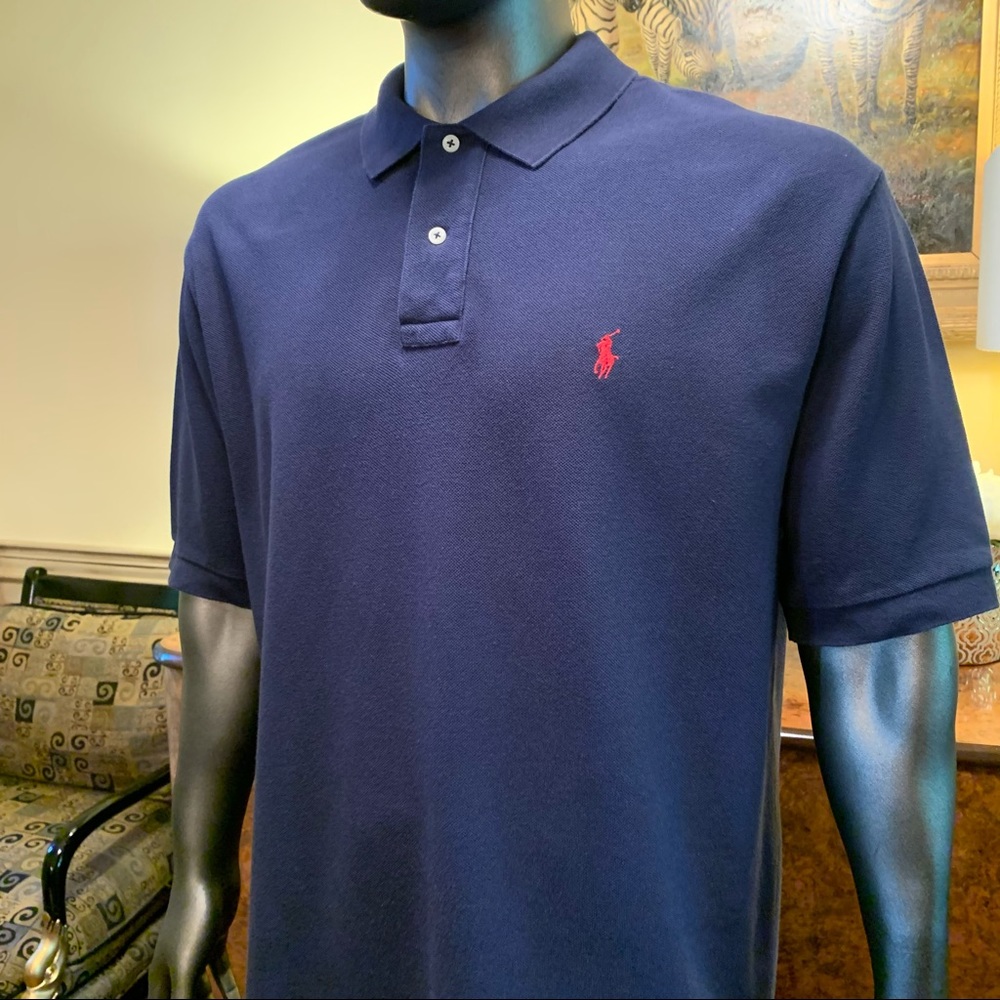 POLO RALPH LAUREN MEN’S CLASSIC FIT MESH POLO XL - Picture 2 of 5